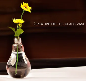 60 pcs Fashion Hot Light bulb transparent glass vase modern fashion hydroponic flower vase decoration vase
60 pcs Fashion Hot Light bulb transparent glass vase modern fashion hydroponic flower vase decoration vase