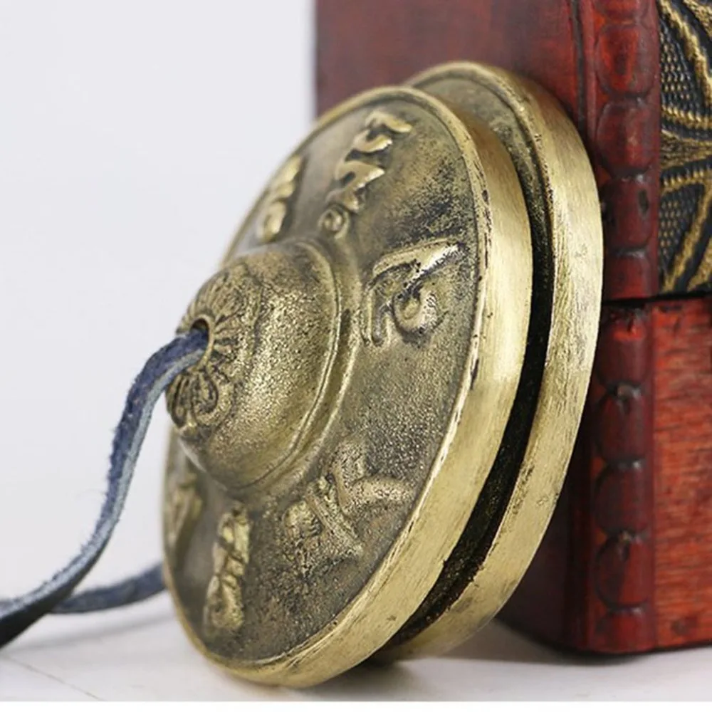 Handcrafted Tibetan Meditation Tingsha Cymbal Bell Copper Crisp Sound Lucky Symbols Buddhist Temple
Handcrafted Tibetan Meditation Tingsha Cymbal Bell Copper Crisp Sound Lucky Symbols Buddhist Temple