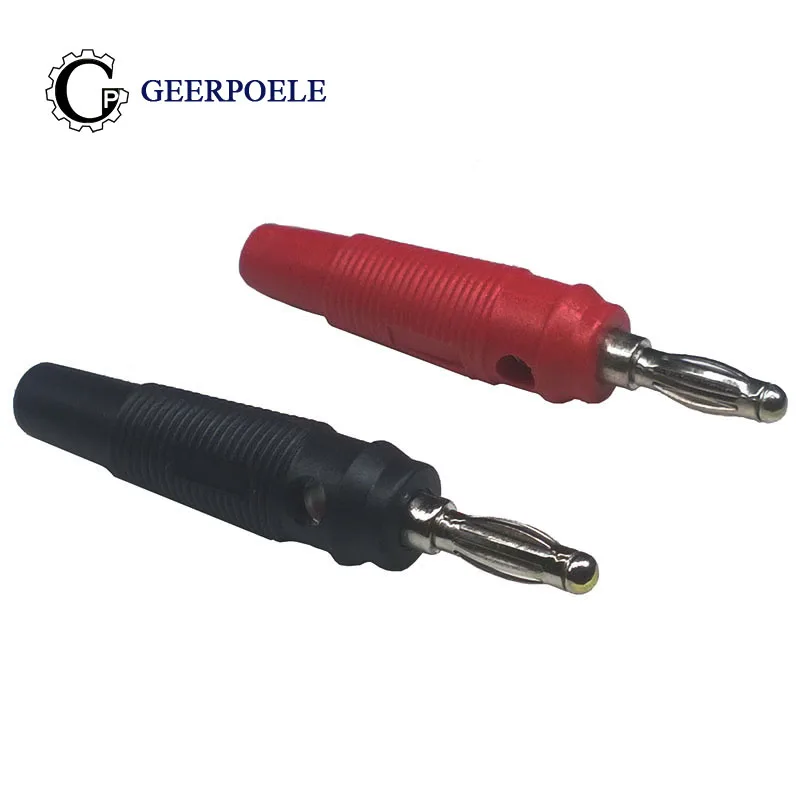 4mm Lantern Plug Connectors Plastic Dual Connector DIY Channel Headphone Soft Glue Black Red Plastic Housing Stereo Plug
4mm Lantern Plug Connectors Plastic Dual Connector DIY Channel Headphone Soft Glue Black Red Plastic Housing Stereo Plug