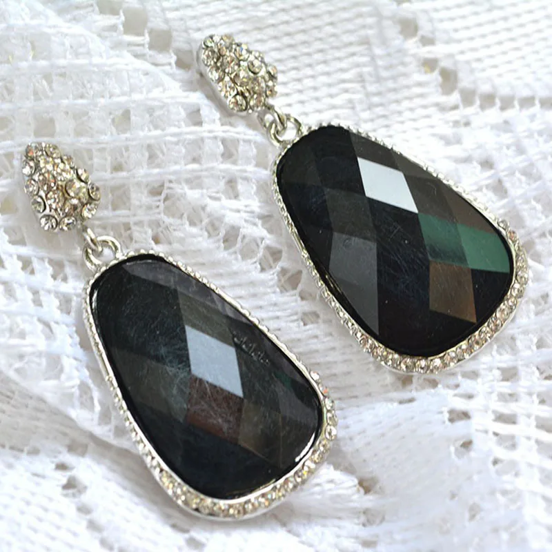 Rhinestone Earrings 2