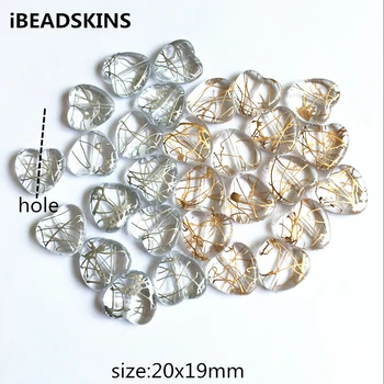 New arrival! 20x19mm 300pcs/lot clear with Gold/silver wire drawing effect heart shape Acrylic beads #5133 (Design as shown)
New arrival! 20x19mm 300pcs/lot clear with Gold/silver wire drawing effect heart shape Acrylic beads #5133 (Design as shown)