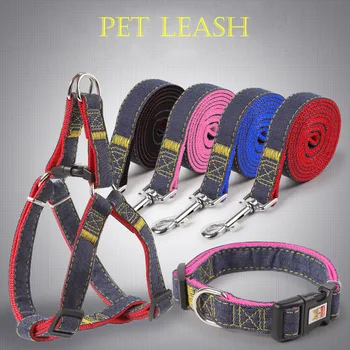 @HE Dog Cat Harness Pet Adjustable Vest Walking Lead Leash Dog Collar for Wear-resistant Denim Cloth Leash for Small Medium Dog
@HE Dog Cat Harness Pet Adjustable Vest Walking Lead Leash Dog Collar for Wear-resistant Denim Cloth Leash for Small Medium Dog