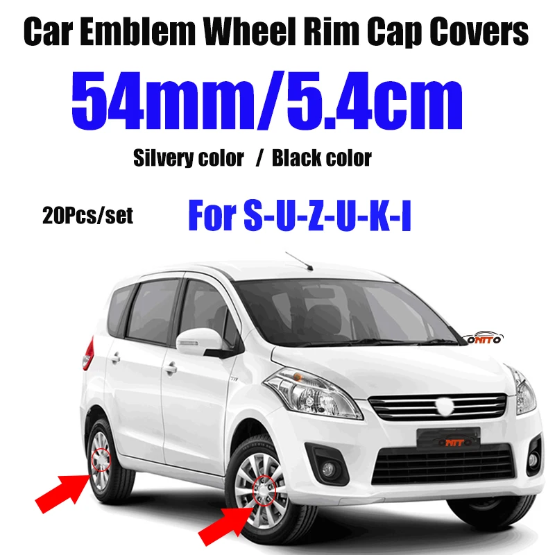 20pcs/set For Swift Alto SX4 Jimnty Car Accessorie Wheel Cenetr Cap 54mm 5.4cm Silvery/Black Chrome Wheel Rim Cap Dust-proof
20pcs/set For Swift Alto SX4 Jimnty Car Accessorie Wheel Cenetr Cap 54mm 5.4cm Silvery/Black Chrome Wheel Rim Cap Dust-proof