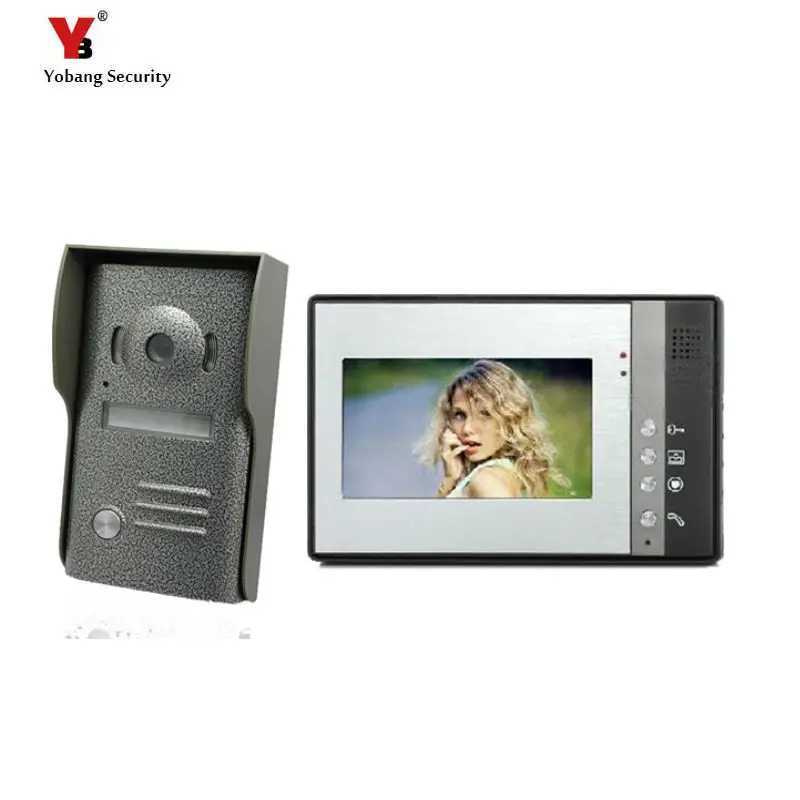 Yobang Security freeship 7inch LCD Video Door Phone Doorbell Video Intercom Kit System security camera system home door intercom
Yobang Security freeship 7inch LCD Video Door Phone Doorbell Video Intercom Kit System security camera system home door intercom
