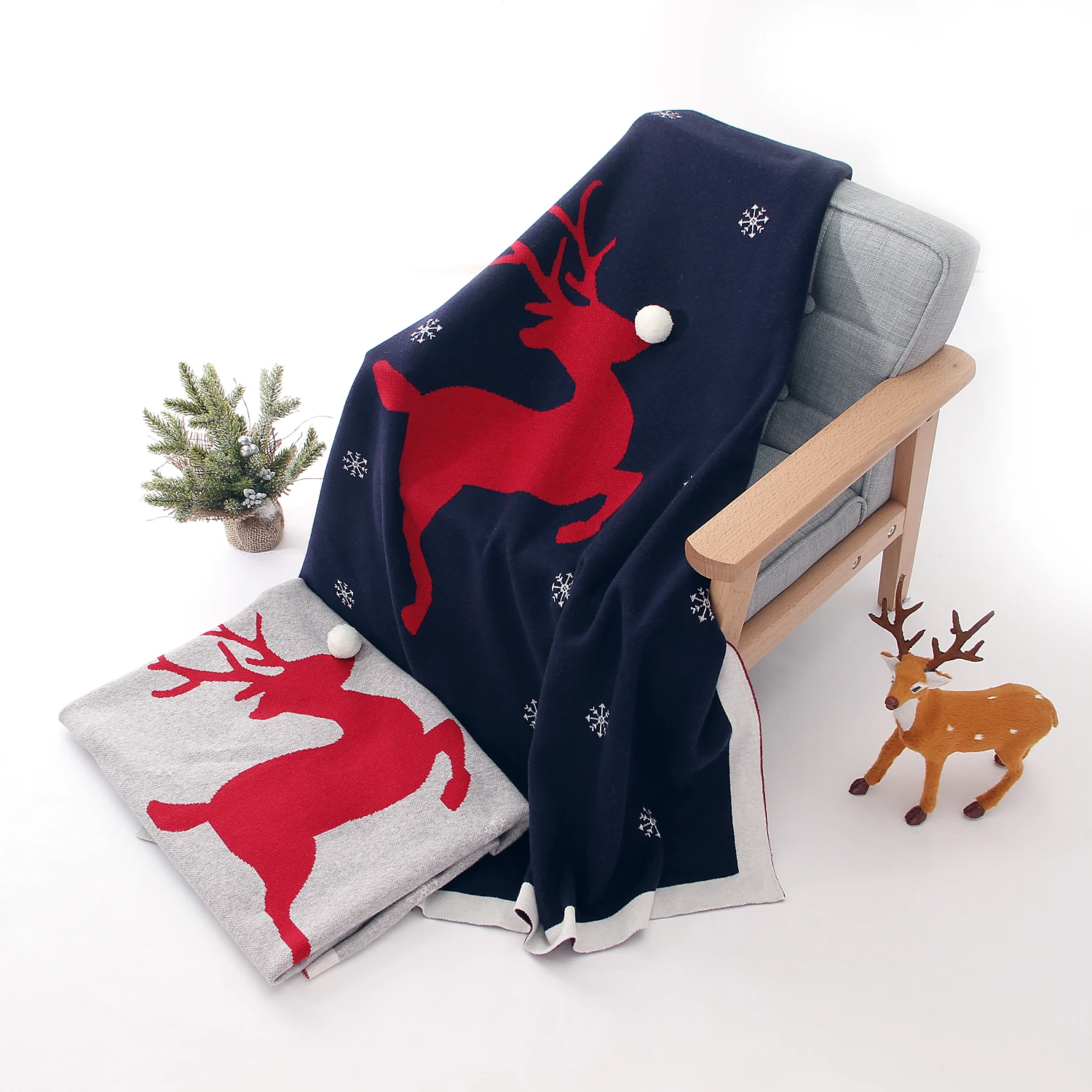 Baby Christmas Blankets Knitted Newborn Bebes Swaddle Wrap Blanket Cotton Infant Stroller Bed Covers 100*80cm Children's Quilt
Baby Christmas Blankets Knitted Newborn Bebes Swaddle Wrap Blanket Cotton Infant Stroller Bed Covers 100*80cm Children's Quilt