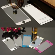 2PCS Front Back Colorful Tempered Glass Film For font b iphone b font 4 4s 5