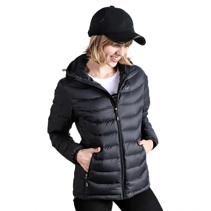 Light Weight USB Electric Heating Clothes Women 90% Duck Down Jackets Smart Thermostat Hooded Heated Parkas Warm Jacket
Light Weight USB Electric Heating Clothes Women 90% Duck Down Jackets Smart Thermostat Hooded Heated Parkas Warm Jacket