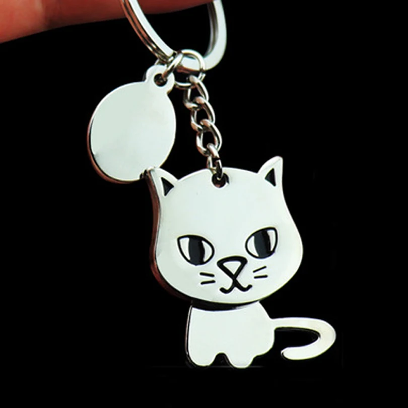 Novelty Jewelry Cute Animal Cat Metal Keychain Car Keyring Pendant Customized LOGO J158
Novelty Jewelry Cute Animal Cat Metal Keychain Car Keyring Pendant Customized LOGO J158