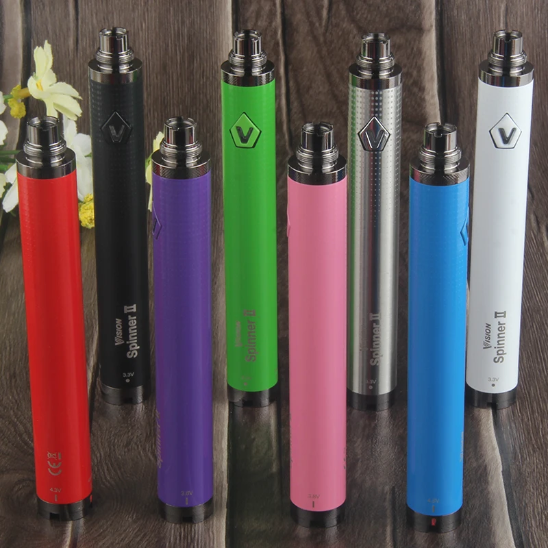 Vision Spinner II Twist battery Electronic Cigarette eGo Twist Variable Voltage 510 thread USB charge E Cig rechargeable batter
Vision Spinner II Twist battery Electronic Cigarette eGo Twist Variable Voltage 510 thread USB charge E Cig rechargeable batter
