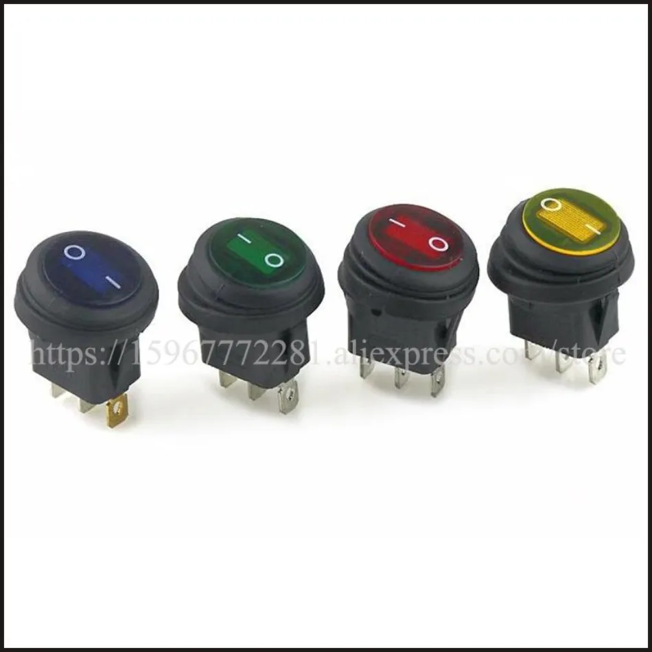 KCD1-5-101NW 3Pin On-Off LED rocker switch Contact Material Copper button switch with Lamp red yelloe blue green
KCD1-5-101NW 3Pin On-Off LED rocker switch Contact Material Copper button switch with Lamp red yelloe blue green
