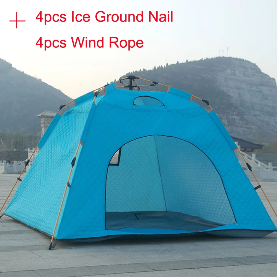 2019 Ice Winter Fishing Portable Pop Up Tent 3 4 Person Outdoor Automatice Camping Hunting Tents Bivouac Cotton Warm Dropship
2019 Ice Winter Fishing Portable Pop Up Tent 3 4 Person Outdoor Automatice Camping Hunting Tents Bivouac Cotton Warm Dropship
