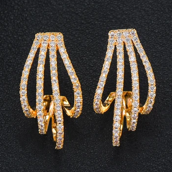 GODKI Classic Design Geometry Fashion Popular Luxury Iregular Geometry Earring Full Cubic Zirconia Pave Earring
GODKI Classic Design Geometry Fashion Popular Luxury Iregular Geometry Earring Full Cubic Zirconia Pave Earring