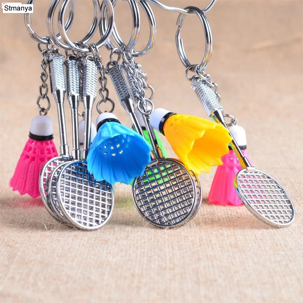 Creative Tennis Racket Design keyring Key Chain Creative Keychain Gift Present
