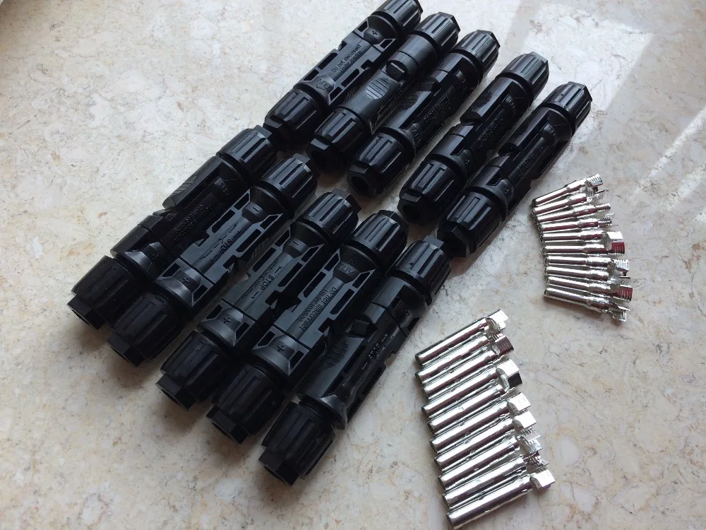 10 Pairs MC4 Male and Female Solar Panel Connector Used for Solar Cable Suitable Cable Cross Sections 2.5mm2~6.0mm2 solar wires
10 Pairs MC4 Male and Female Solar Panel Connector Used for Solar Cable Suitable Cable Cross Sections 2.5mm2~6.0mm2 solar wires
