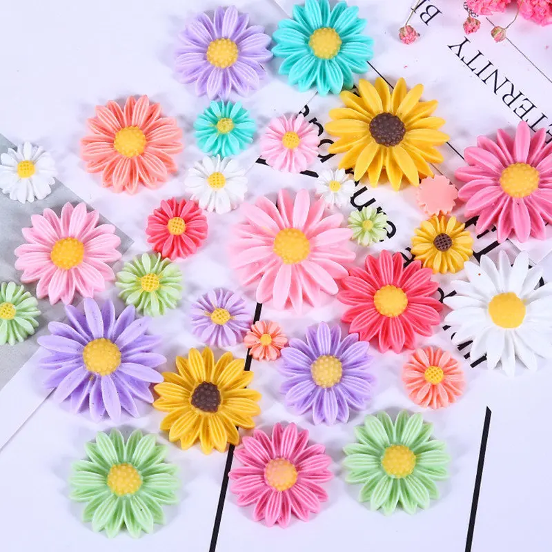 12pcs Mix Size Slime Charms Mini Resin Flat Back Daisy Flower Sugar Cabochon For Slime Beads For Ornament Scrapbook DIY Crafts
12pcs Mix Size Slime Charms Mini Resin Flat Back Daisy Flower Sugar Cabochon For Slime Beads For Ornament Scrapbook DIY Crafts