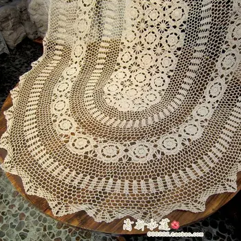 Fresh water lotus handmade crochet European retro hollow cotton lace woven white beige oval table linen
Fresh water lotus handmade crochet European retro hollow cotton lace woven white beige oval table linen