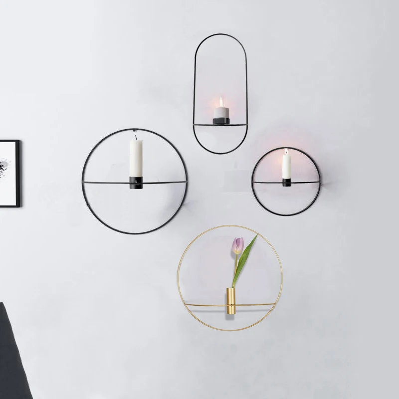 Nordic Tealight Candlestick Metal Wall Flower Holder Modern Candle Holders Home Ornaments Elegant Wedding Christmas Decoration
Nordic Tealight Candlestick Metal Wall Flower Holder Modern Candle Holders Home Ornaments Elegant Wedding Christmas Decoration