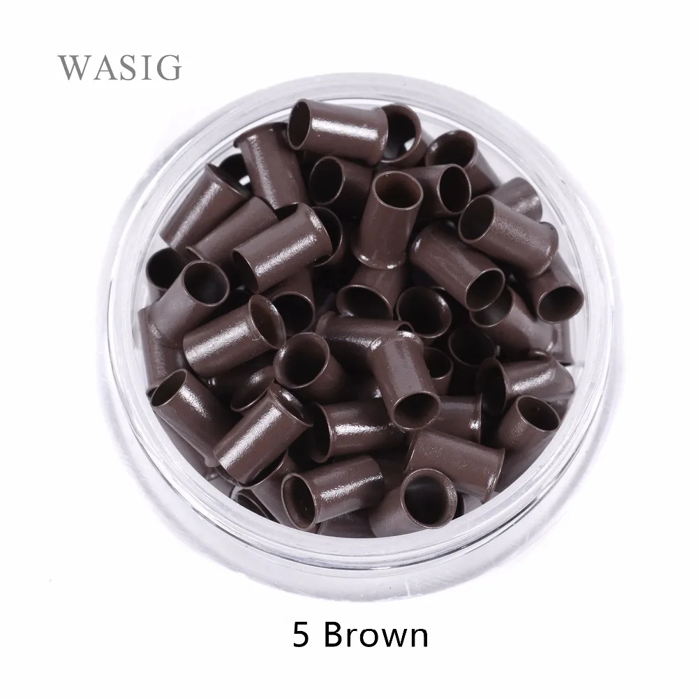 343060 1000pcs Long Euro Lock Flared Flaring Micro Copper Tube Rings Beads Links Human Hair Extensions tools 5# brown
343060 1000pcs Long Euro Lock Flared Flaring Micro Copper Tube Rings Beads Links Human Hair Extensions tools 5# brown