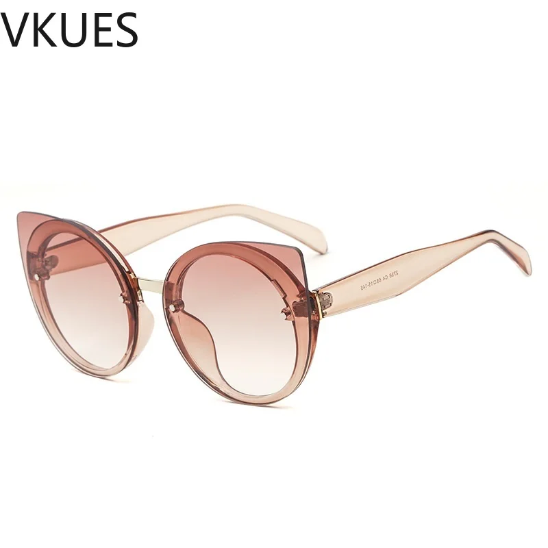 VKUES New Cat Eye Women Sunglasses Well Matched Gradient Color Rivet Glasses UV Blocking Fashion Travel Goggles Driver Mirror
VKUES New Cat Eye Women Sunglasses Well Matched Gradient Color Rivet Glasses UV Blocking Fashion Travel Goggles Driver Mirror