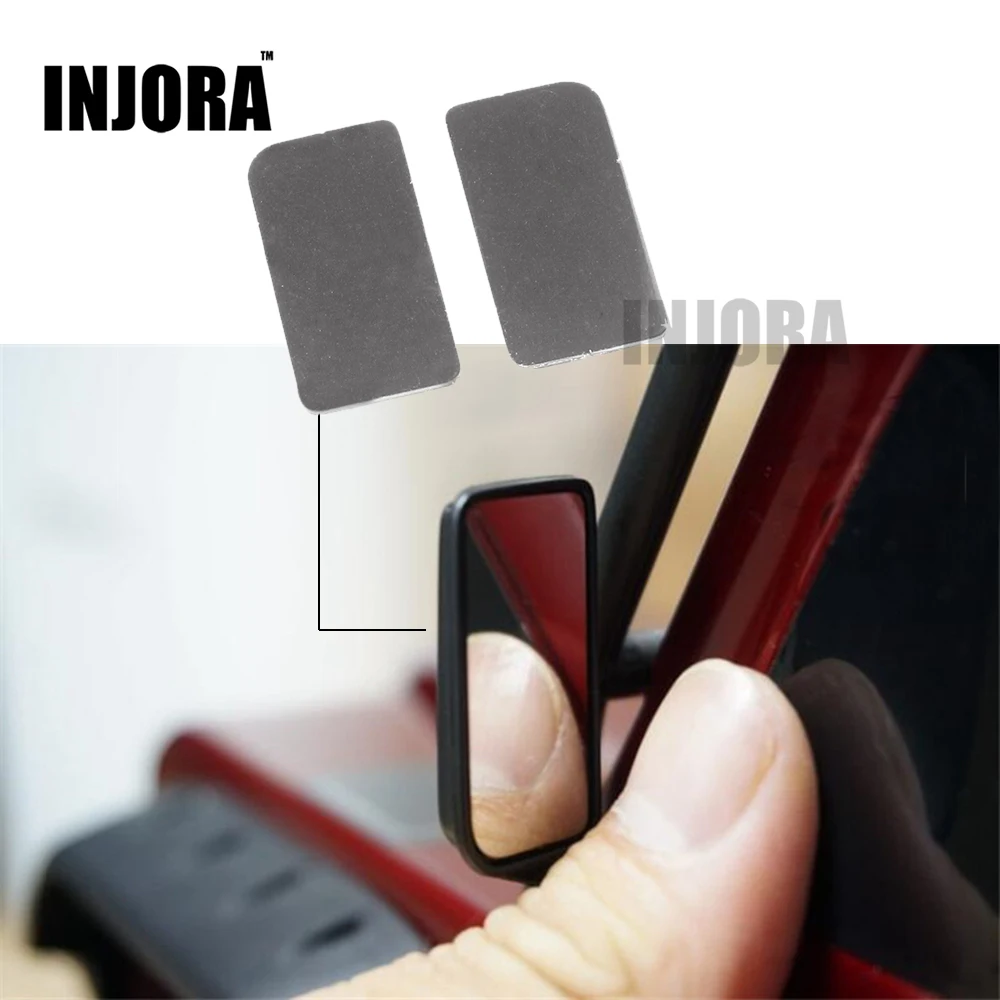 2Pcs TRX4 Metal Rearview Mirror for 1/10 RC Crawler Car Traxxas TRX-4 TRX 4 T4 Upgrade Parts
2Pcs TRX4 Metal Rearview Mirror for 1/10 RC Crawler Car Traxxas TRX-4 TRX 4 T4 Upgrade Parts