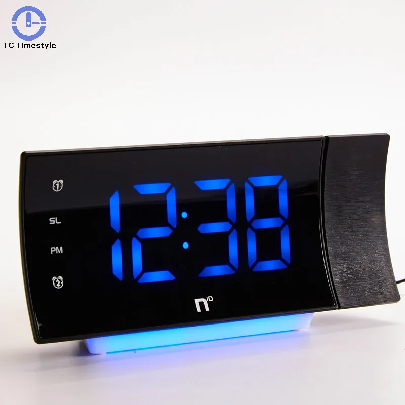 Led Alarm Clock Temperature Projection Timer Radio Radiodesktop Rotating Electronic Bedroom Snooze Usb Charge Cable Night Light
Led Alarm Clock Temperature Projection Timer Radio Radiodesktop Rotating Electronic Bedroom Snooze Usb Charge Cable Night Light