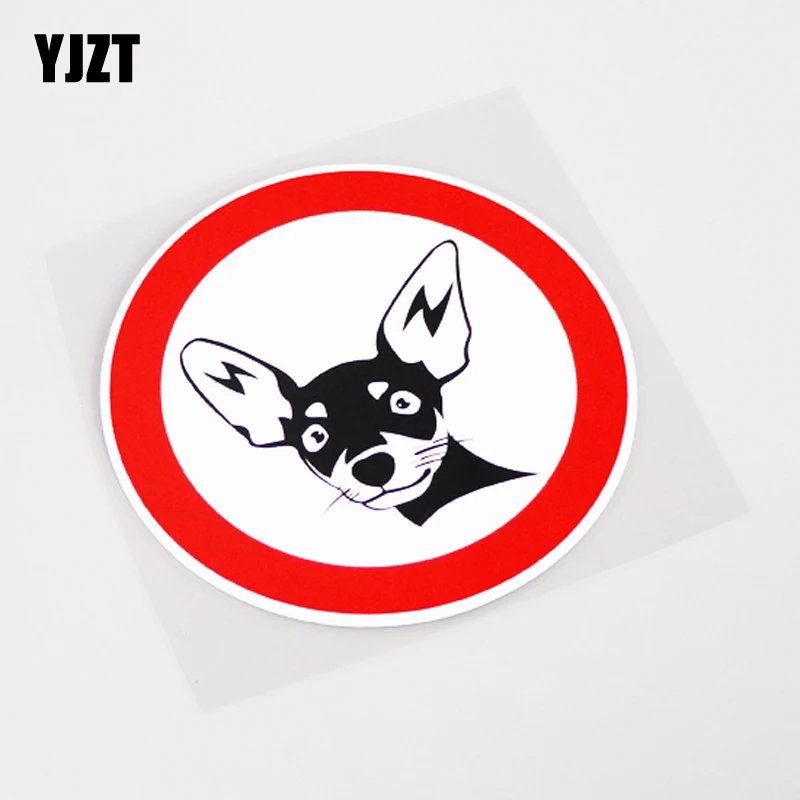 YJZT 11CM*11CM Personality Animal CHIHUAHUA DOG Warning Mark Car Sticker Decal PVC 13-0975
YJZT 11CM*11CM Personality Animal CHIHUAHUA DOG Warning Mark Car Sticker Decal PVC 13-0975