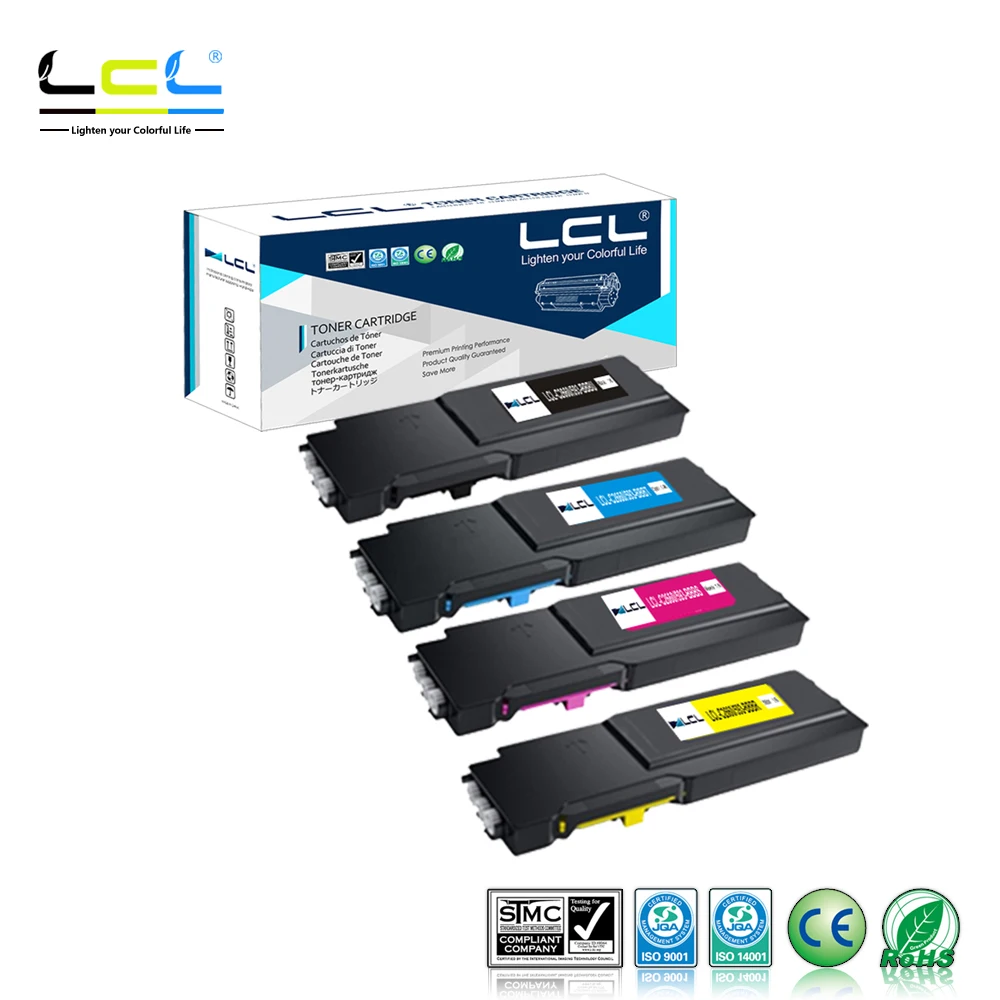 LCL C2660 C2660dn C2665dnf 593-BBBU 593-BBBT 593-BBBS 593-BBBR (4-Pack KCMY) Toner Cartridge Compatible for Dell
LCL C2660 C2660dn C2665dnf 593-BBBU 593-BBBT 593-BBBS 593-BBBR (4-Pack KCMY) Toner Cartridge Compatible for Dell