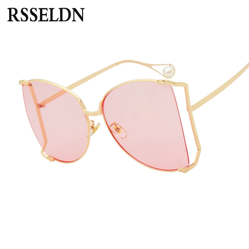 RSSELDN Oversized half frame Sunglasses Women 2019 Fashion Gradient Lens Sun Glasses For Women Vintage yellow Pink Shades UV400
RSSELDN Oversized half frame Sunglasses Women 2019 Fashion Gradient Lens Sun Glasses For Women Vintage yellow Pink Shades UV400