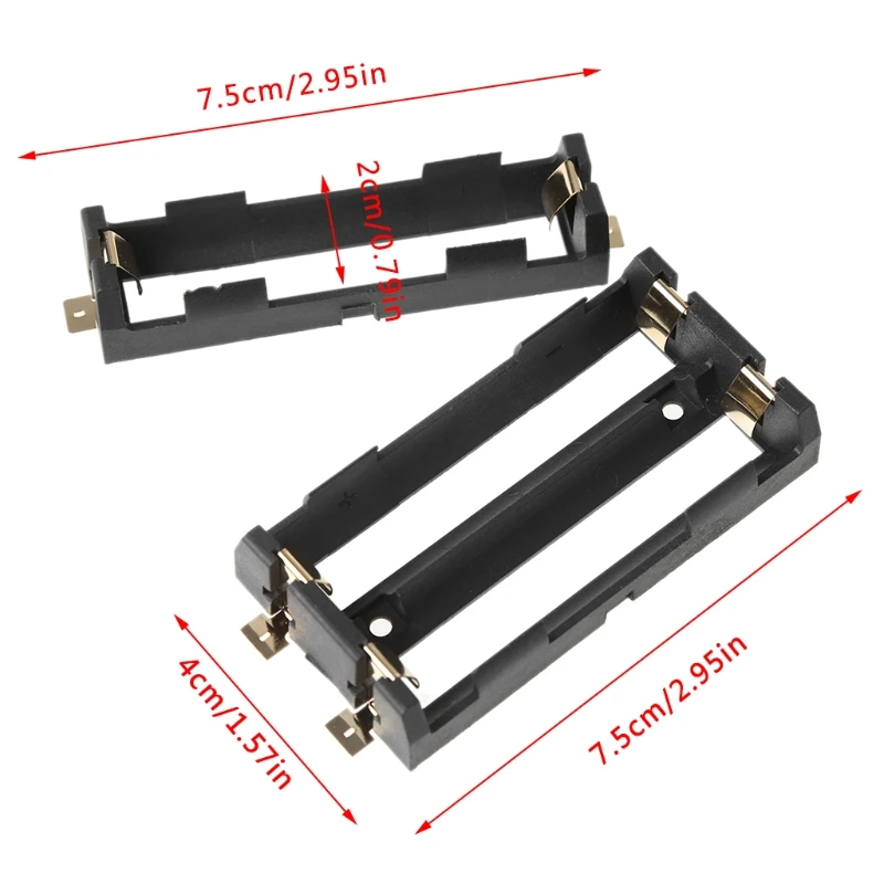 1x 2x 18650 Series Batteries Holder Box Storage Case Container With Bronze Pins Jy17 19 Dropship
1x 2x 18650 Series Batteries Holder Box Storage Case Container With Bronze Pins Jy17 19 Dropship