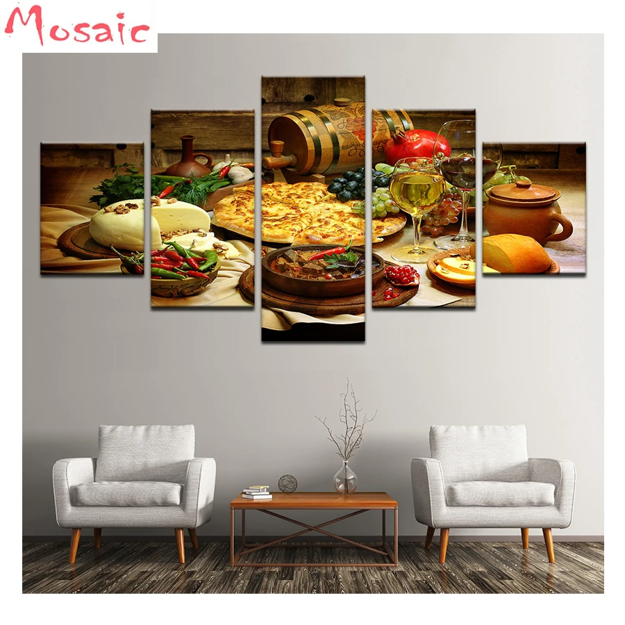 5d DIY Diamond Painting Restaurant Kitchen decor 3D Square round Diamond Embroidery Full Kit Diamond Mosaic pattern pizza food
5d DIY Diamond Painting Restaurant Kitchen decor 3D Square round Diamond Embroidery Full Kit Diamond Mosaic pattern pizza food