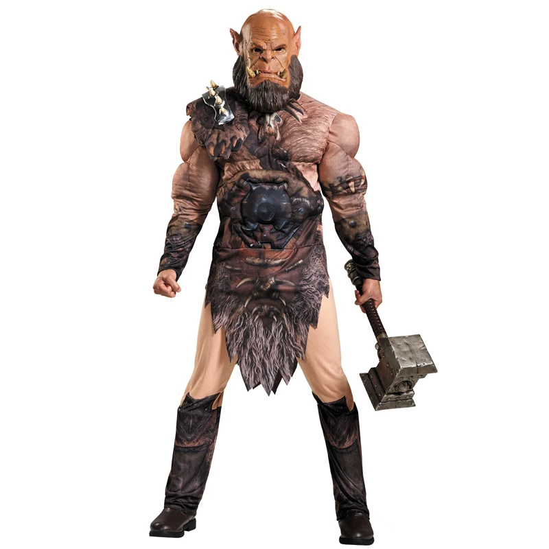 Adult WOW Movie Character Cosplay Orc Warrior Orgrim Doomhammer Muscle Halloween Costume
Adult WOW Movie Character Cosplay Orc Warrior Orgrim Doomhammer Muscle Halloween Costume
