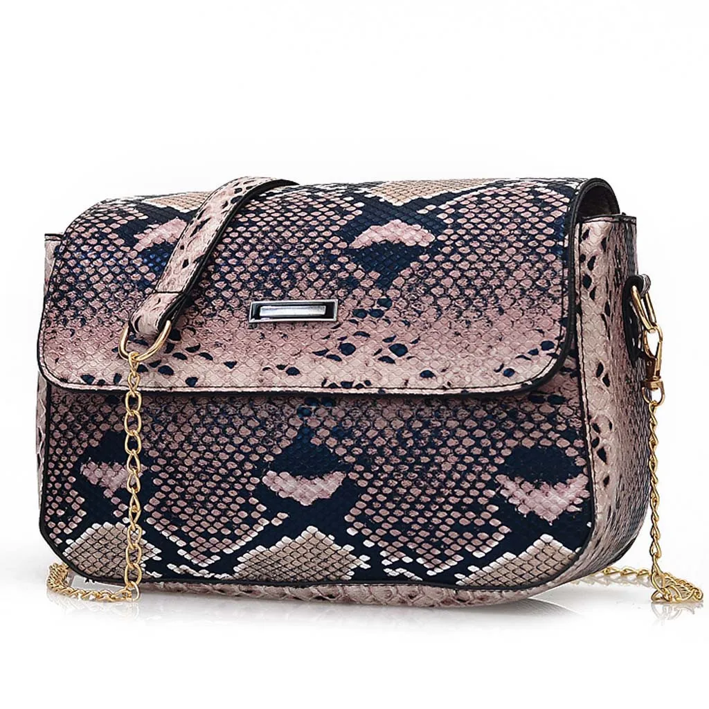 2019 New Women Messenger Bags Snake Skin Design Chain Shoulder Bag For Lady Quality PU Leather Snake Print Crossbody Bags
2019 New Women Messenger Bags Snake Skin Design Chain Shoulder Bag For Lady Quality PU Leather Snake Print Crossbody Bags