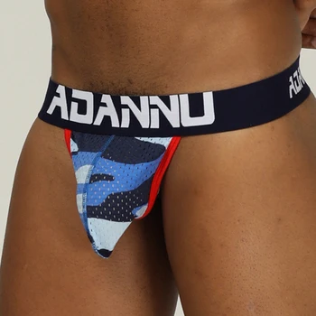 ADANNU Brand sexy gay jockstrap men thongs male underwear cotton sissy panties mesh cueca tanga gay g string lingerie hombre
ADANNU Brand sexy gay jockstrap men thongs male underwear cotton sissy panties mesh cueca tanga gay g string lingerie hombre