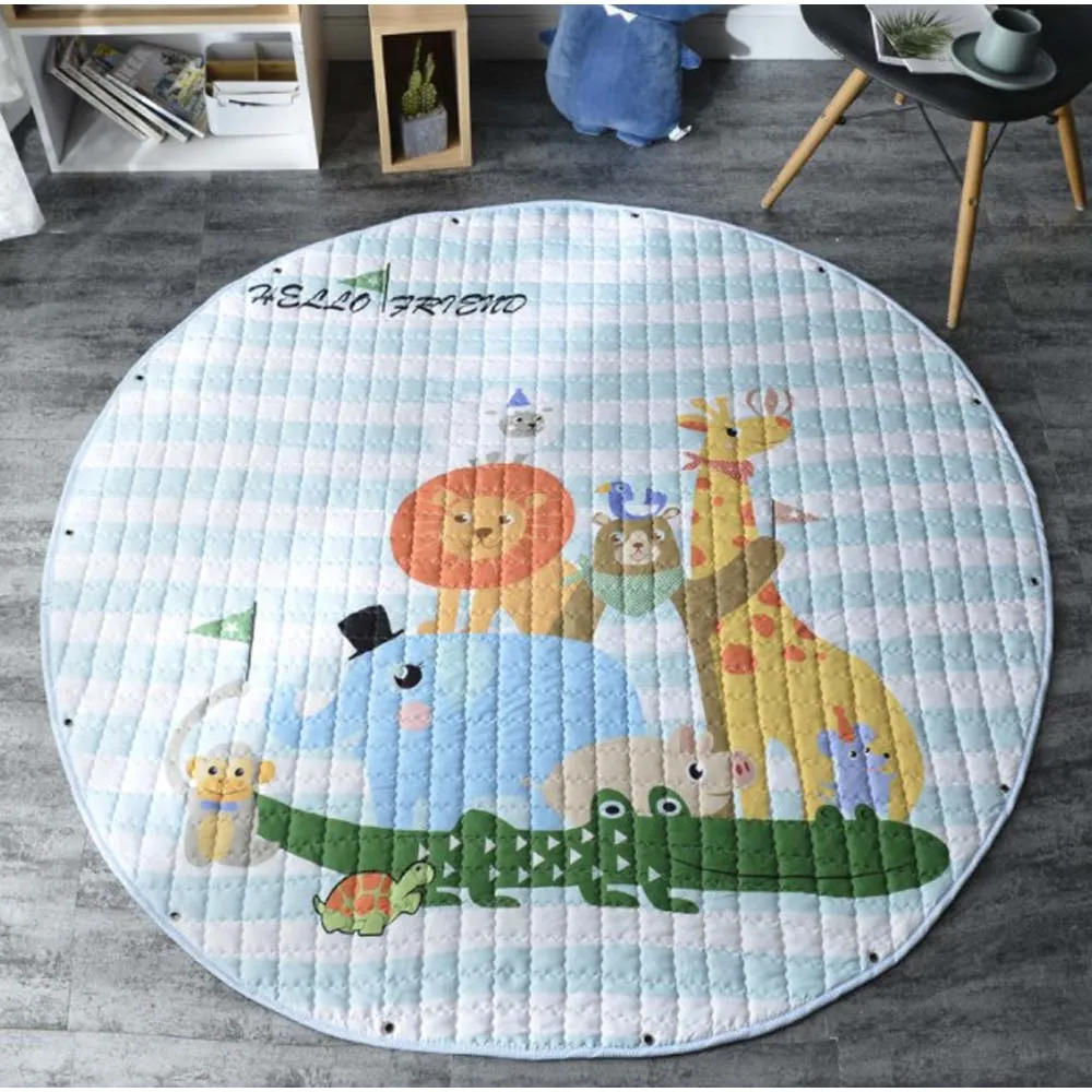 150cm Baby Soft Play Mat Game Blanket Pad Kids Play Carpet Climb Mat Crawling Mat Sundries Pouch Toys Storage Bag
150cm Baby Soft Play Mat Game Blanket Pad Kids Play Carpet Climb Mat Crawling Mat Sundries Pouch Toys Storage Bag
