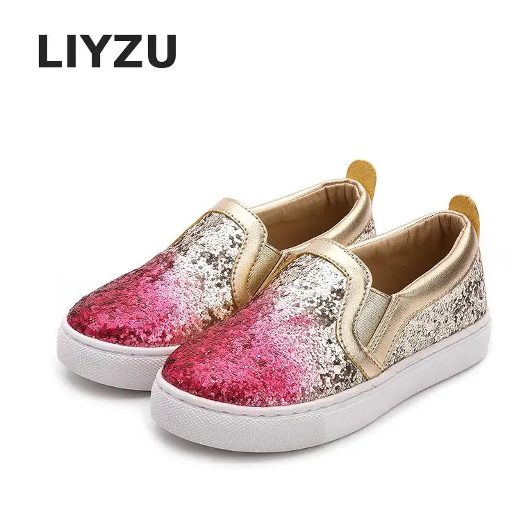 Kids Shoes For Girl Children Casual Sneakers Girl Shoes Sneakers Loafers Korean Rhinestone Sequin Princess Shoes In School New 
Kids Shoes For Girl Children Casual Sneakers Girl Shoes Sneakers Loafers Korean Rhinestone Sequin Princess Shoes In School New
