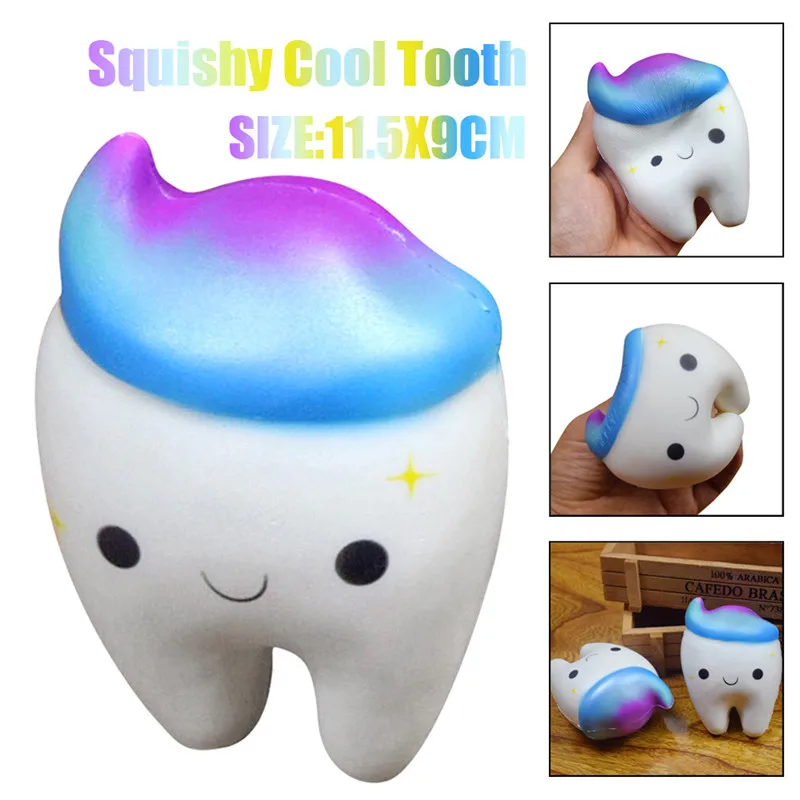 Squishy Teeth Cake Scented Slow Rising Squeeze Toys Jumbo Collection Z0320 |