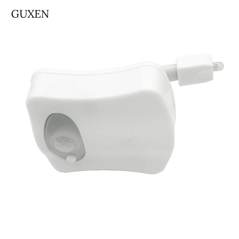 GUXEN Led Night light 8 Color Changing LED Toilet light Bathroom Light PIR Motion Activated Seat Sensor use for AAA battery
GUXEN Led Night light 8 Color Changing LED Toilet light Bathroom Light PIR Motion Activated Seat Sensor use for AAA battery