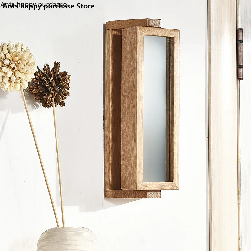 Rotate 360 degrees Solid wood mirror box hook Porch oak hanger Contracted wall hanging Creative mirror box Key hooks
Rotate 360 degrees Solid wood mirror box hook Porch oak hanger Contracted wall hanging Creative mirror box Key hooks