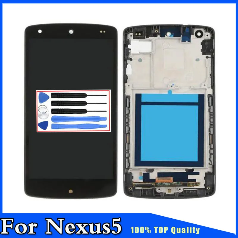 100% Test New Replacement Parts For LG Nexus 5 D820 D821 LCD Display Touch Screen Digitizer With Frame Full Assembly
100% Test New Replacement Parts For LG Nexus 5 D820 D821 LCD Display Touch Screen Digitizer With Frame Full Assembly