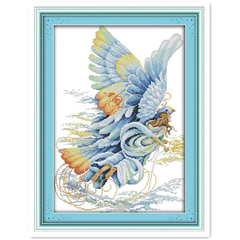 Flying Angel Embroidery Cross Set DMC Cross Stitch Fabric Home Decor Chinese Counted Cross Stitch Patterns Kit Painting DIY Set
Flying Angel Embroidery Cross Set DMC Cross Stitch Fabric Home Decor Chinese Counted Cross Stitch Patterns Kit Painting DIY Set
