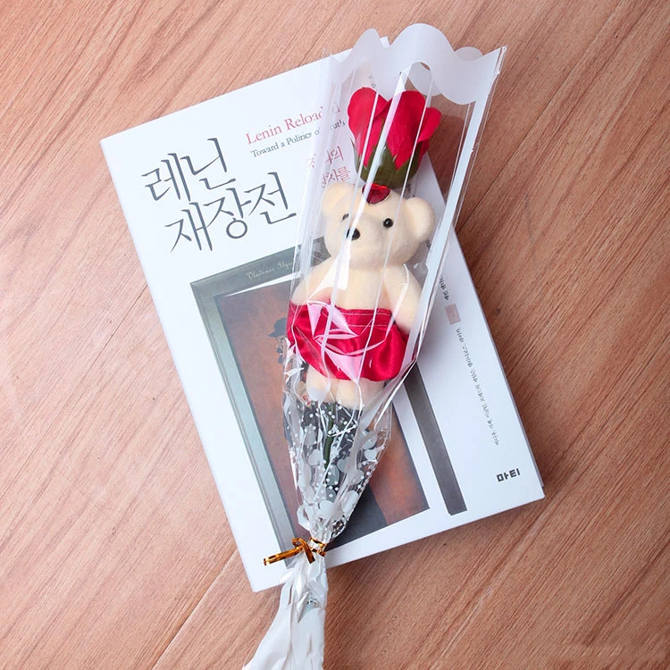 QWOK 5/pcs Cute Little Bear Rose Romantic Valentine's Day Creative Gift for Girlfriend To Send Mother's Day Cartoon Flower
QWOK 5/pcs Cute Little Bear Rose Romantic Valentine's Day Creative Gift for Girlfriend To Send Mother's Day Cartoon Flower