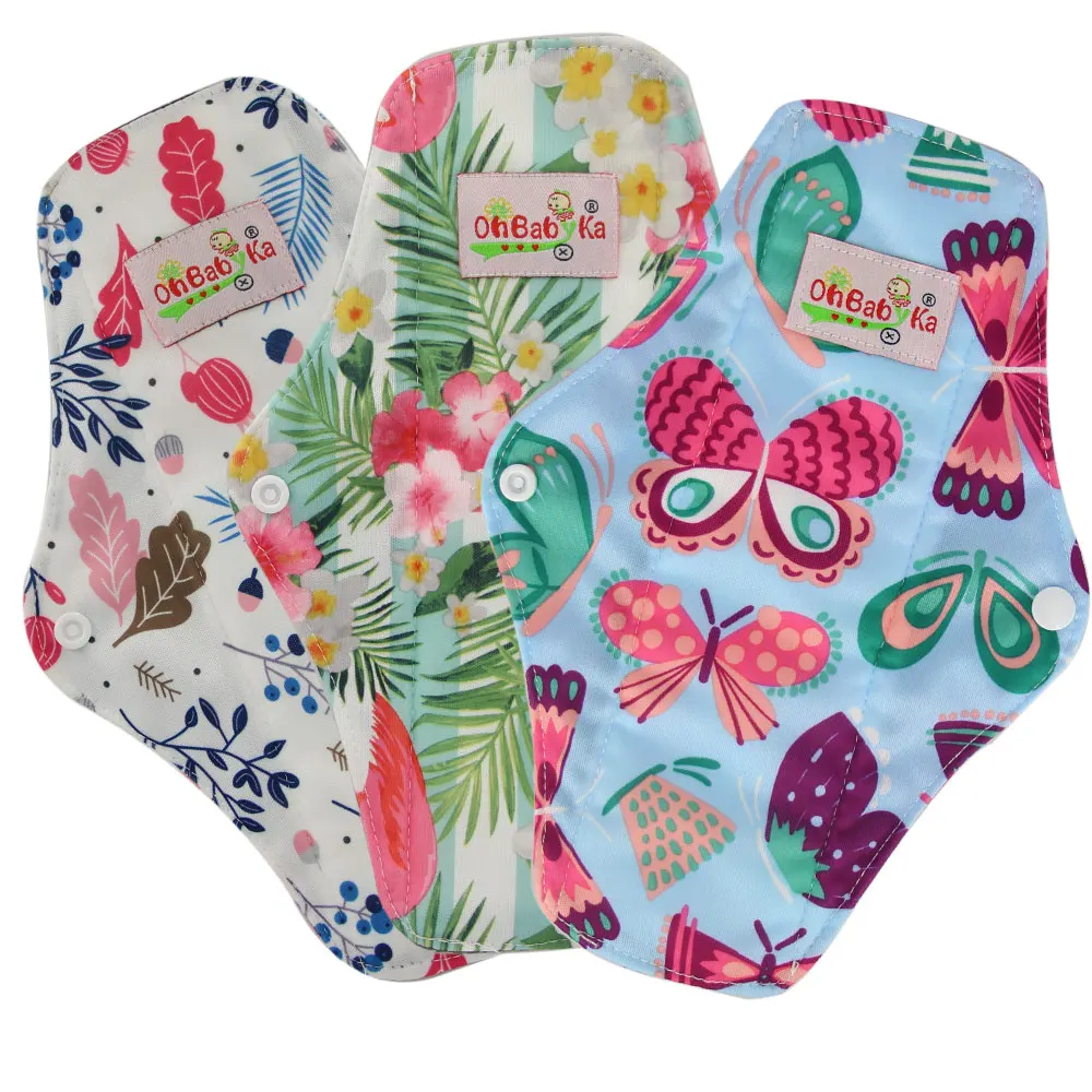 Ohbabyka Women Feminine Hygiene Pad Absorbent Bamboo Pads Reusable Menstrual Pads Sanitary Towel Mom Daytime Panty Liners M 5Pcs
Ohbabyka Women Feminine Hygiene Pad Absorbent Bamboo Pads Reusable Menstrual Pads Sanitary Towel Mom Daytime Panty Liners M 5Pcs