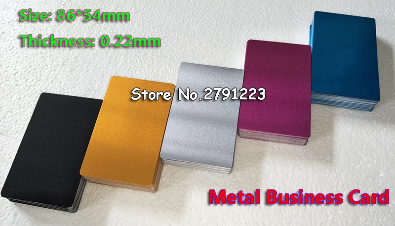 Free shipping 100pcs Blank sublimation metal name card printing blank business card use sublimation ink and paper five colors
Free shipping 100pcs Blank sublimation metal name card printing blank business card use sublimation ink and paper five colors