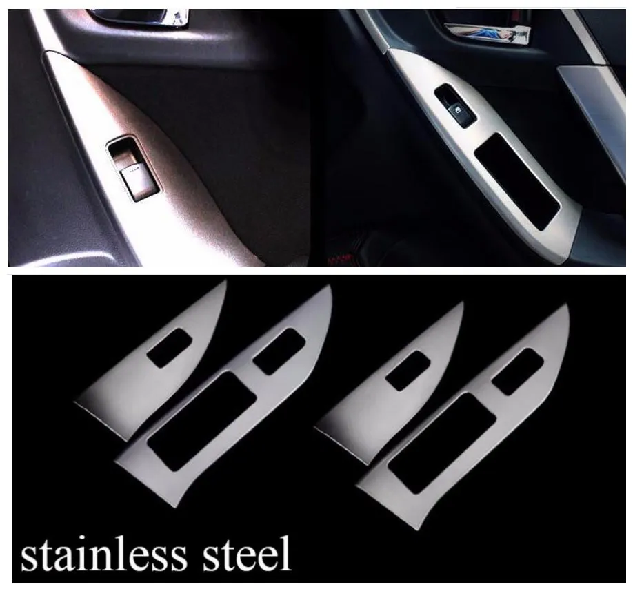 Stainless steel window switch panel arm door cover trim for Subaru Forester 2013 2014 2015 2016 2017 2018 4
Stainless steel window switch panel arm door cover trim for Subaru Forester 2013 2014 2015 2016 2017 2018 4