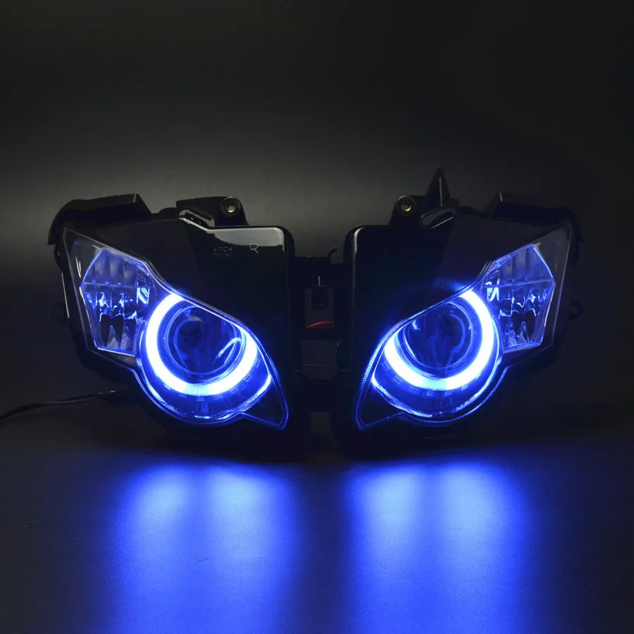 2.8"Assembled Projector Blue Halo Angel Eye HID Headlight Fits For Honda CBR1000RR Fire Blade 2008-2011 Repsol Edition
2.8"Assembled Projector Blue Halo Angel Eye HID Headlight Fits For Honda CBR1000RR Fire Blade 2008-2011 Repsol Edition