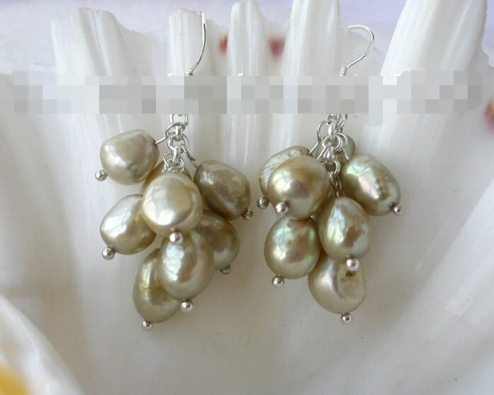 Hot selling> free shipping 12331 baroque champagne freshwater pearl dangle grape earrings -Bride jewelry free shipping
Hot selling> free shipping 12331 baroque champagne freshwater pearl dangle grape earrings -Bride jewelry free shipping
