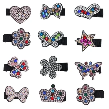 100pcs Pet Dog Puppy Chihuahua Shining Rhinestone Hair Clips Boutique Dog Hair Accessories Hair Bows Pet Supplies
100pcs Pet Dog Puppy Chihuahua Shining Rhinestone Hair Clips Boutique Dog Hair Accessories Hair Bows Pet Supplies