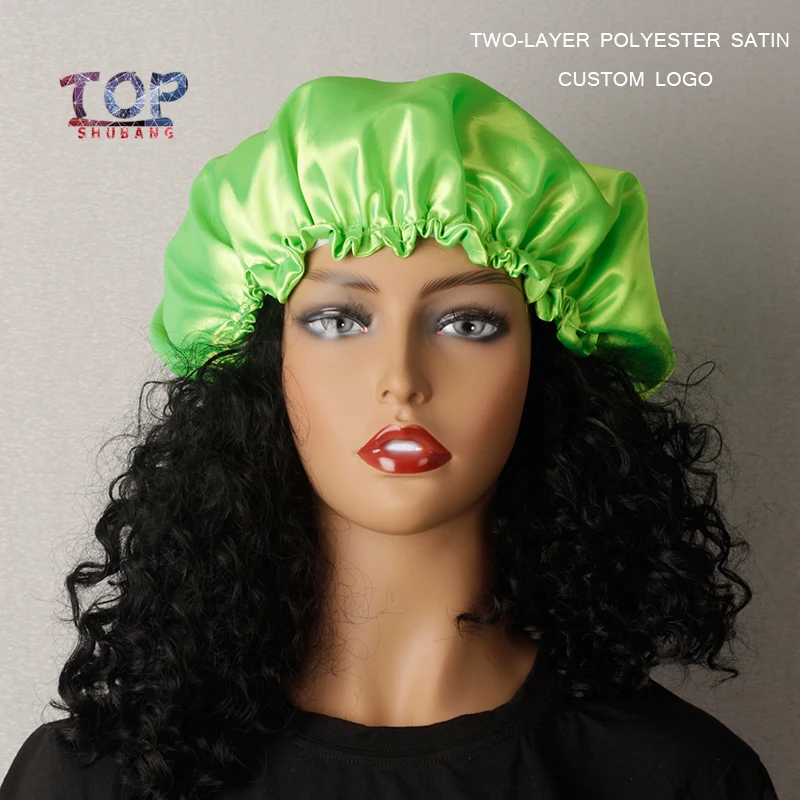 Custom LOGO Green Bonnet High Elastic Band Hair Cover Comfortable Night Sleep Bonnet Ladies Soft Satin Hat Hair Bonnets
Custom LOGO Green Bonnet High Elastic Band Hair Cover Comfortable Night Sleep Bonnet Ladies Soft Satin Hat Hair Bonnets