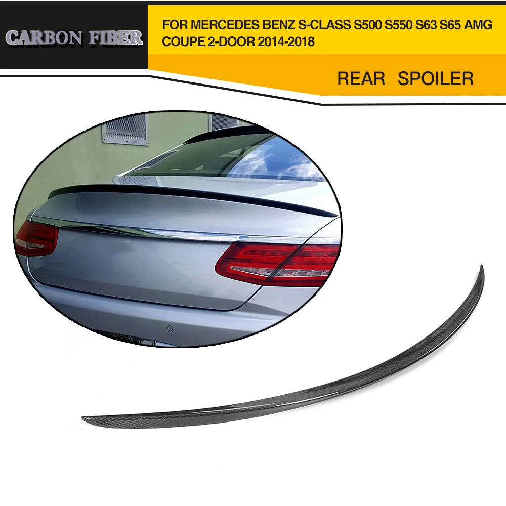 Carbon Fiber Rear Trunk Spoiler Lip Wing For Mercedes-Benz S Class S500 S550 S63 S65 AMG Coupe 2D 14-18 FRP Black ML Style
Carbon Fiber Rear Trunk Spoiler Lip Wing For Mercedes-Benz S Class S500 S550 S63 S65 AMG Coupe 2D 14-18 FRP Black ML Style