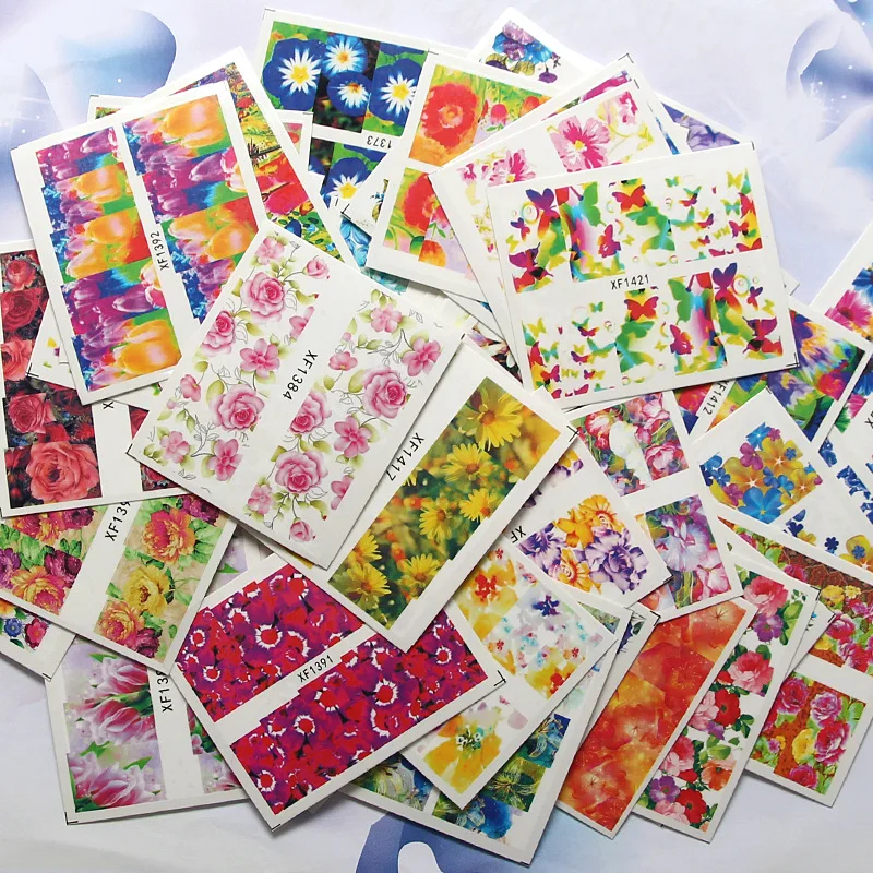 50 sheets Mix Designs Flower Series Nail Art Water Transfer Stickers Full Wraps Deer/Lavender Nail Tips DIY Lot
50 sheets Mix Designs Flower Series Nail Art Water Transfer Stickers Full Wraps Deer/Lavender Nail Tips DIY Lot
